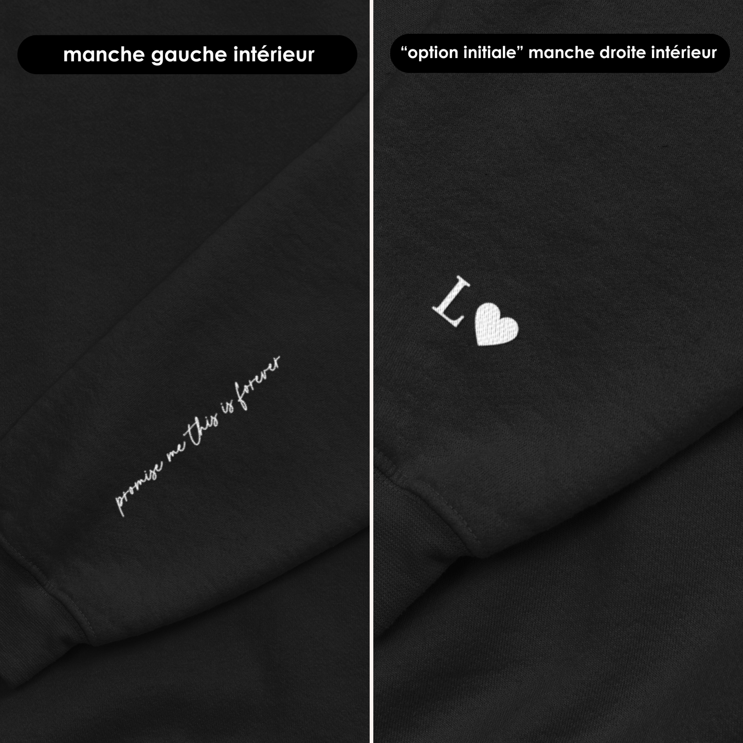 Sweat à capuche unisexe - "Always choose you"