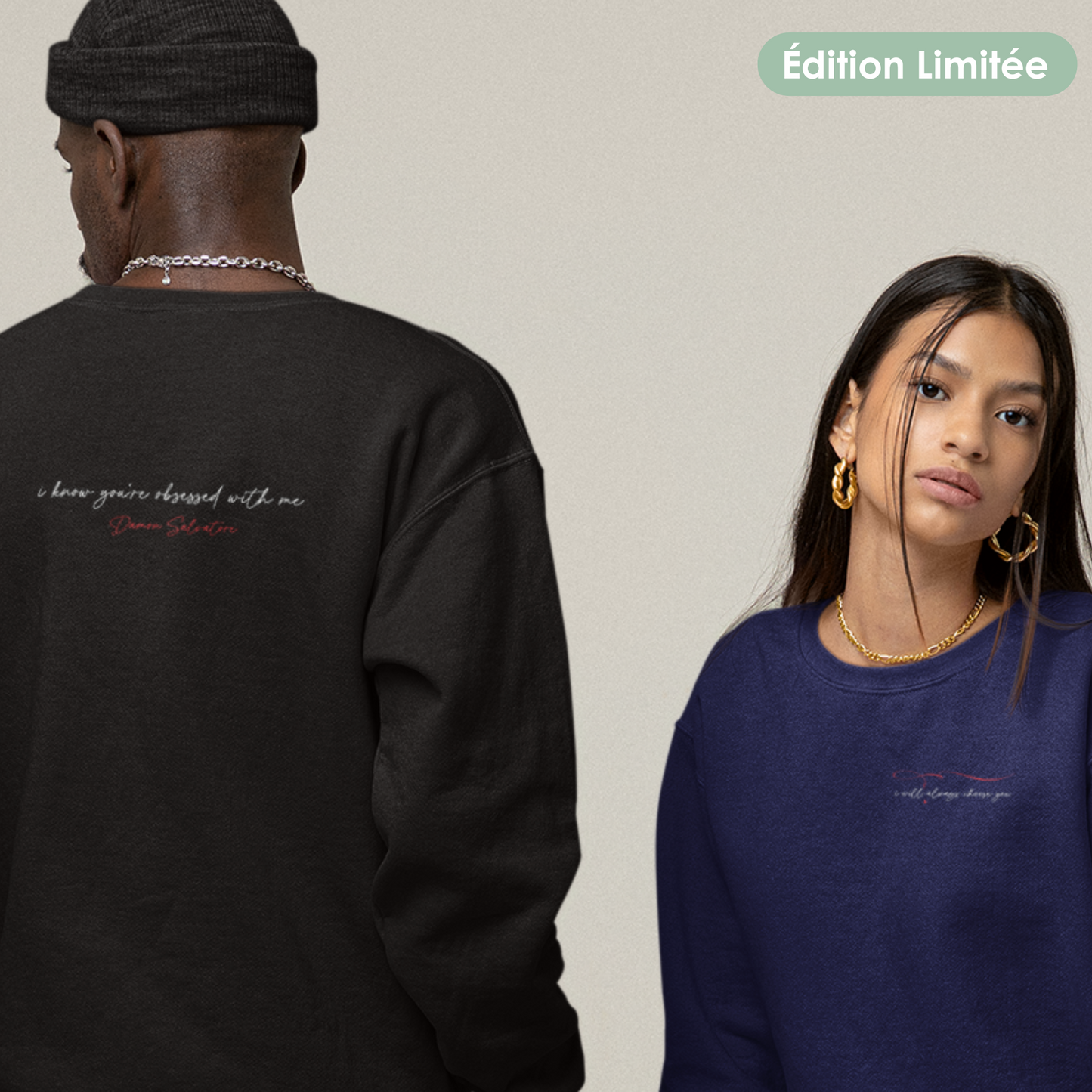 Sweat unisexe - "Always choose you"