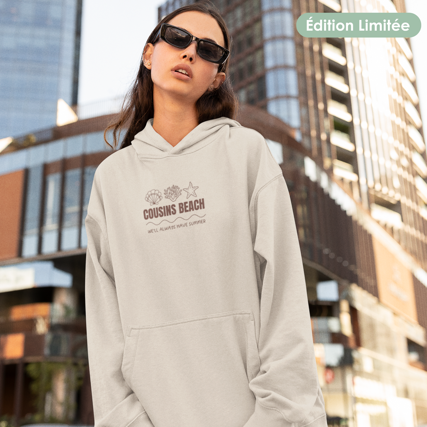 Sweat avec (ou sans) capuche unisexe - "Always Summer"