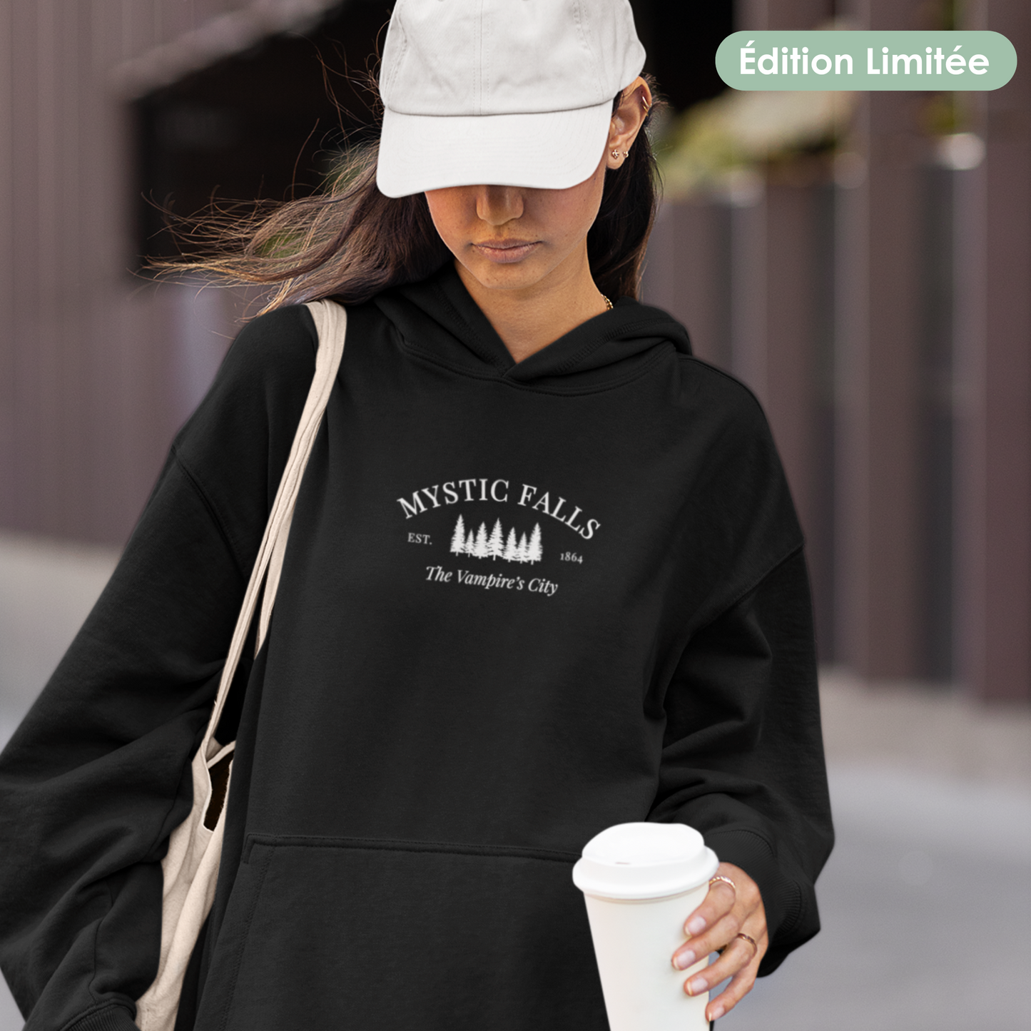 Sweat à capuche unisexe - "Mystic Falls"