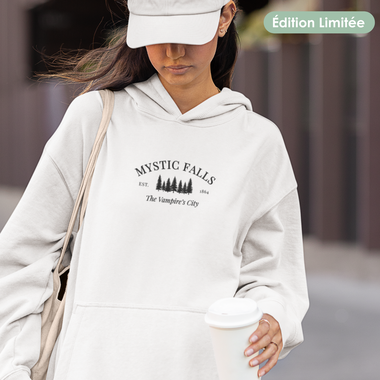 Sweat à capuche unisexe - "Mystic Falls"