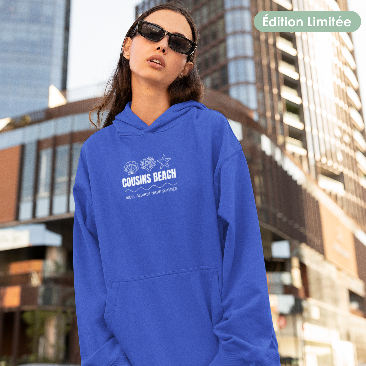 Sweat avec (ou sans) capuche unisexe - "Always Summer"