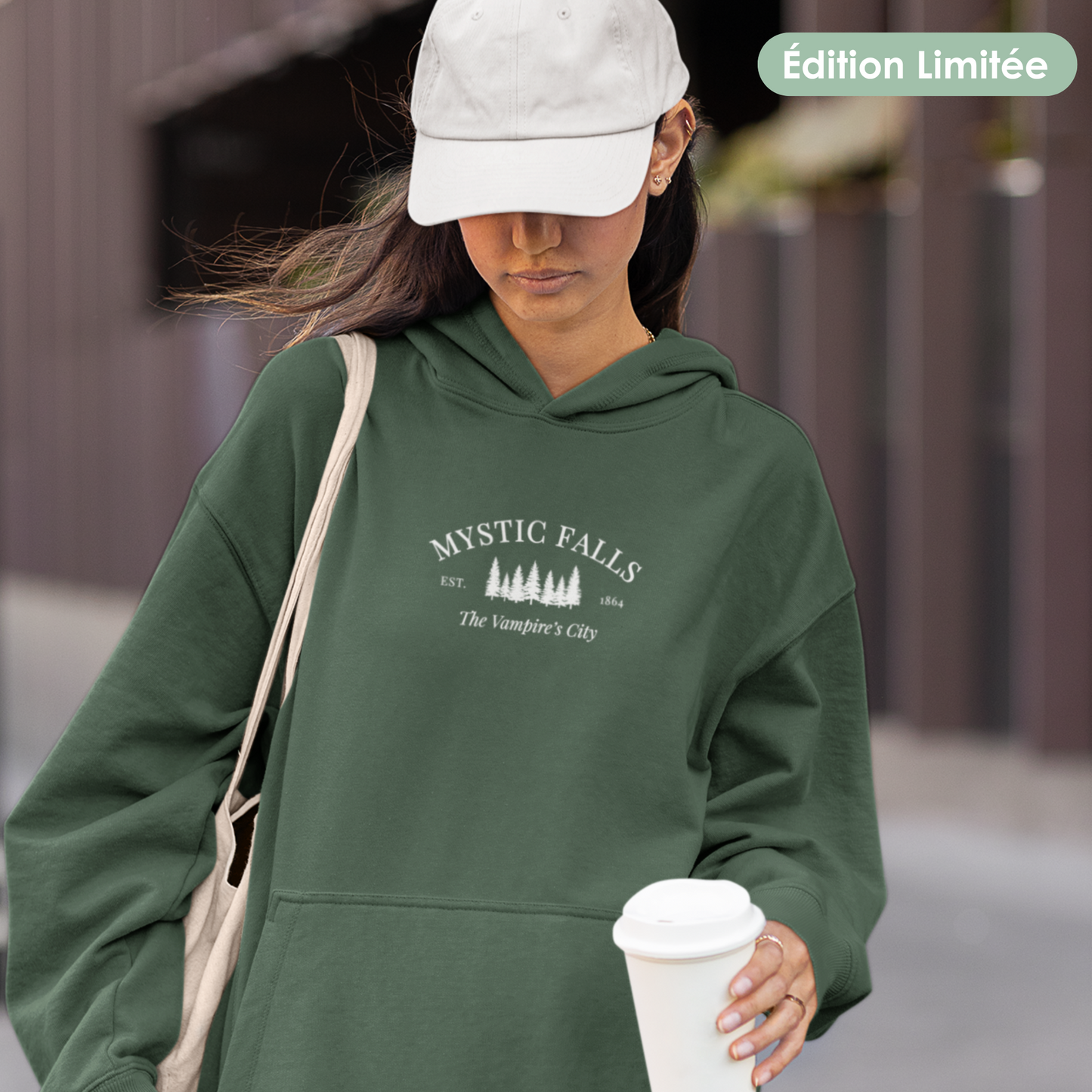 Sweat à capuche unisexe - "Mystic Falls"