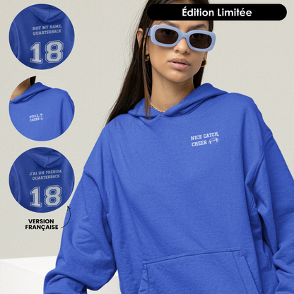 Sweat à capuche unisexe - "Quarterback"