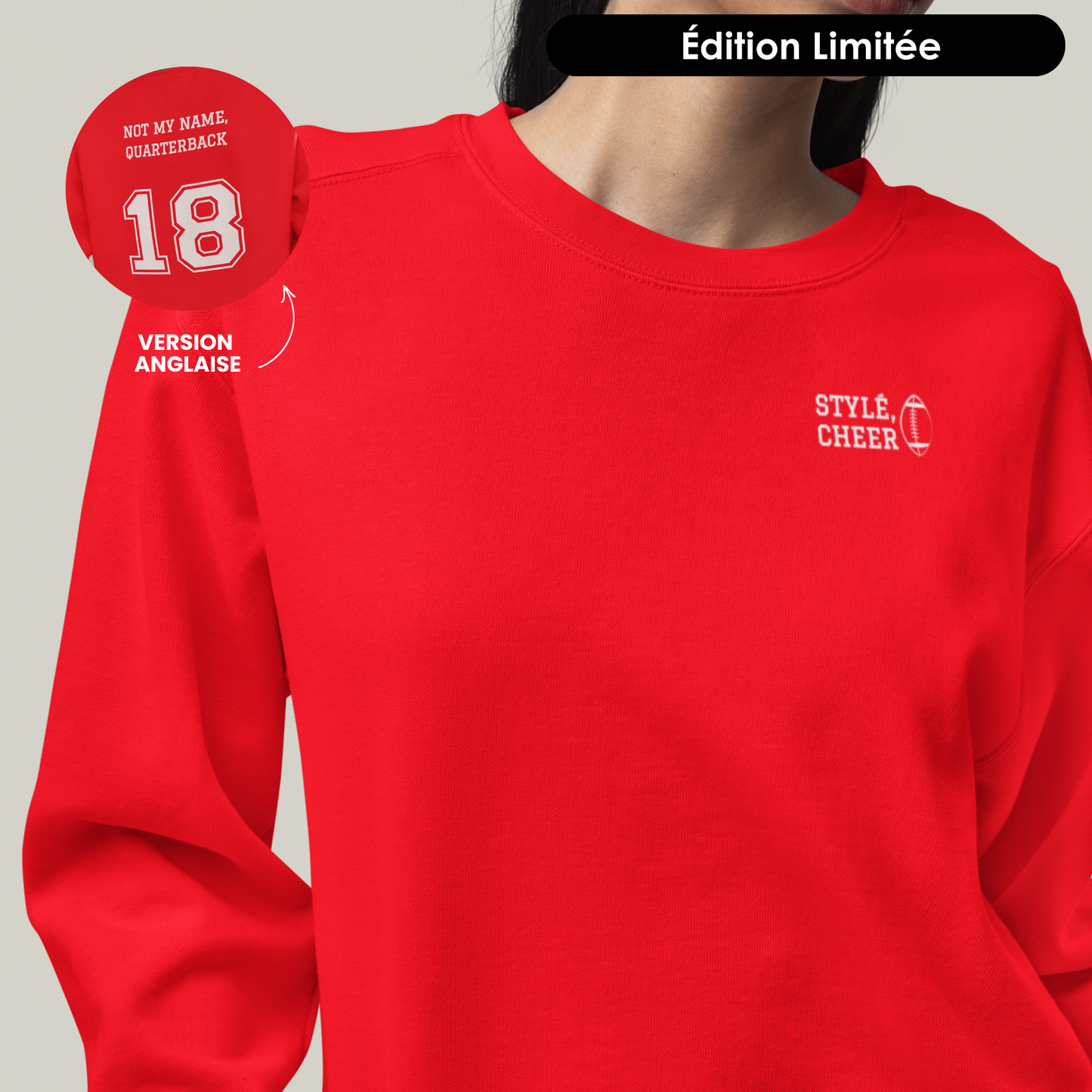 Sweat unisexe - "Quarterback"