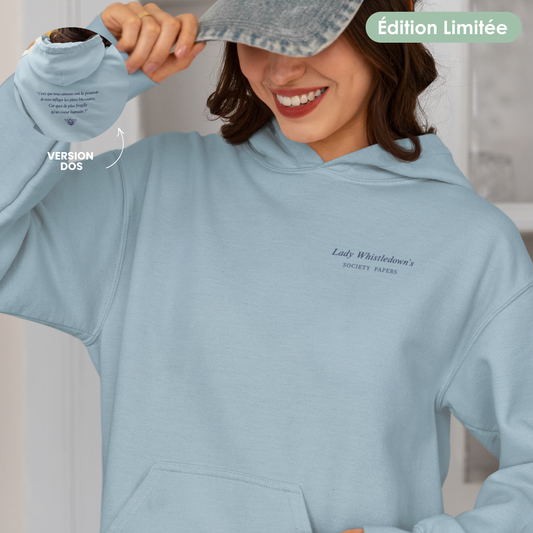 Sweat à capuche unisexe - "Lady Whistledown" | Édition Limitée
