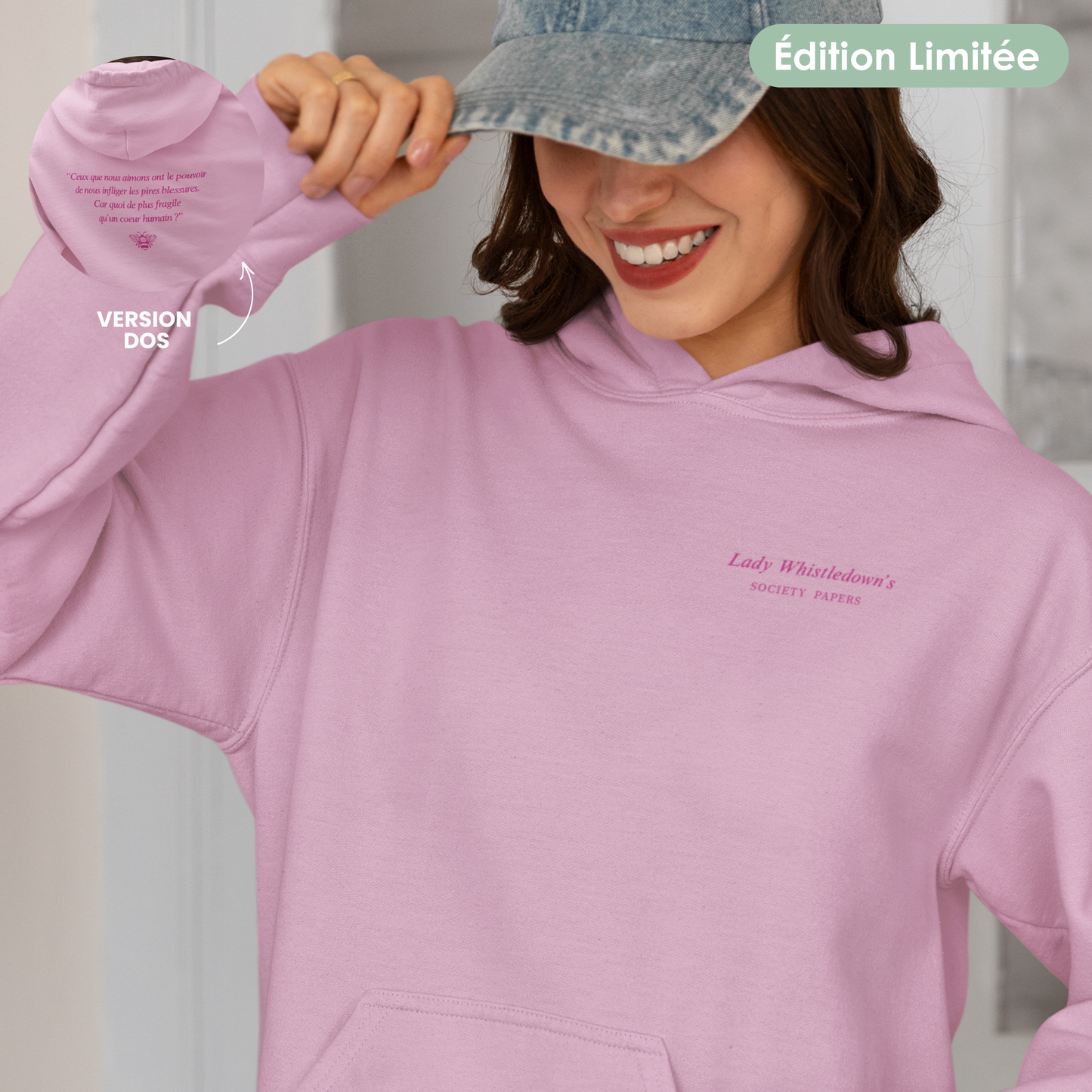 Sweat à capuche unisexe - "Lady Whistledown" | Édition Limitée