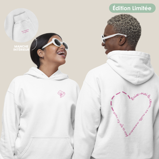 Unisex-Kapuzenpullover – „Break my heart“ | Limitierte Auflage
