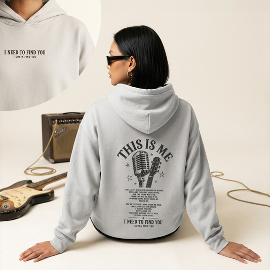 Hoodie unisexe Camp Rock – "This is me"