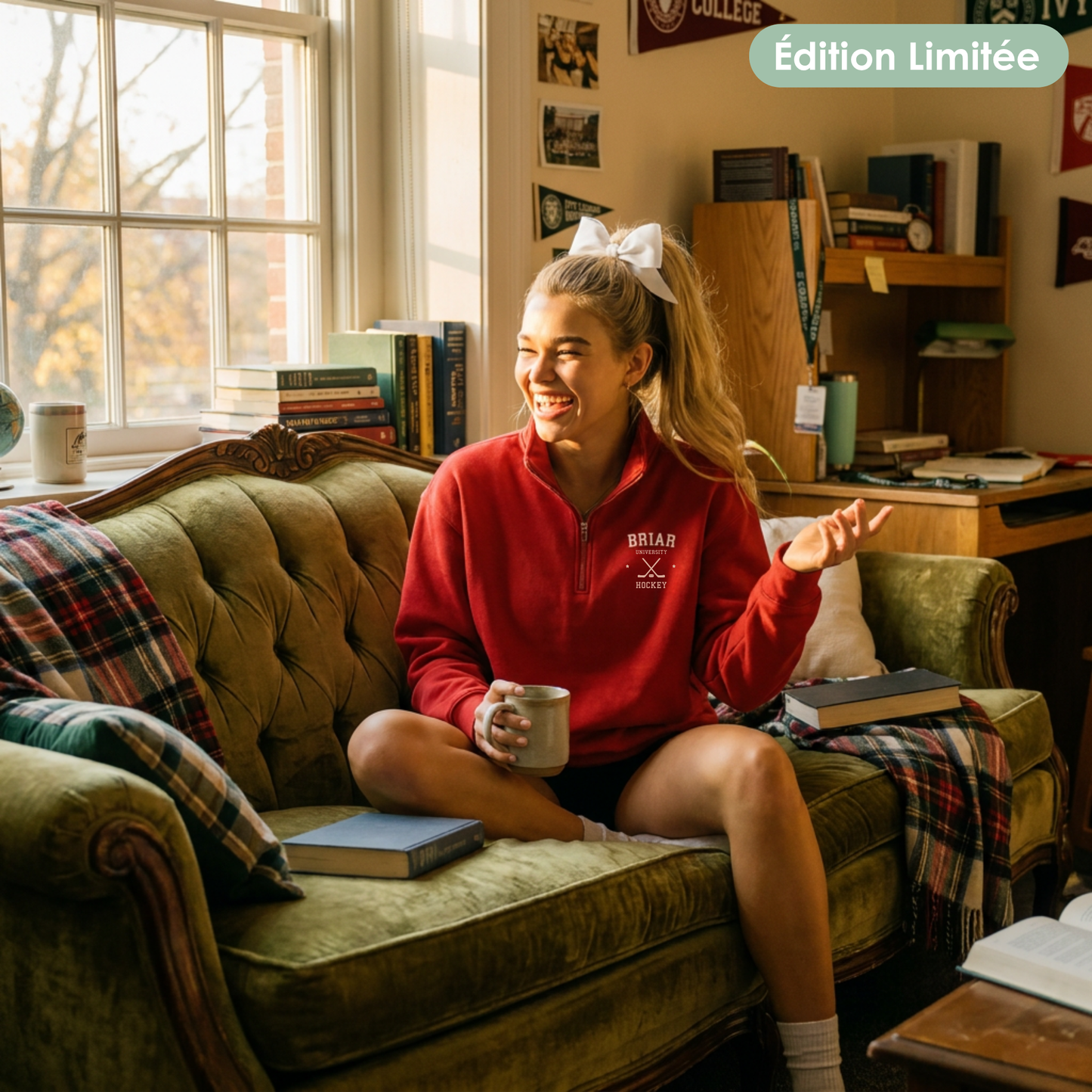 Quarter Zip "Briar University" | Édition Limitée