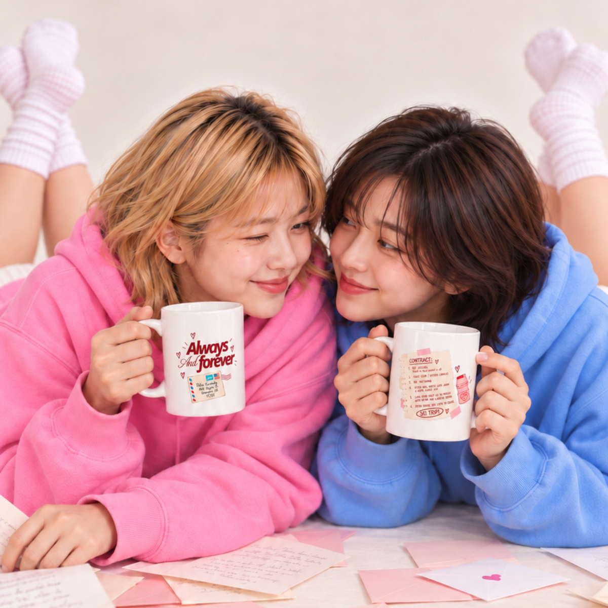 Tasse À tous les garçons que j'ai aimés – "Always and Forever"