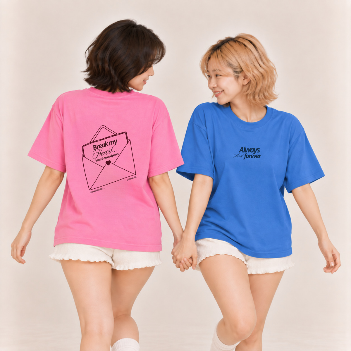 T-shirt unisexe À tous les garçons que j’ai aimés – “Break My Heart”