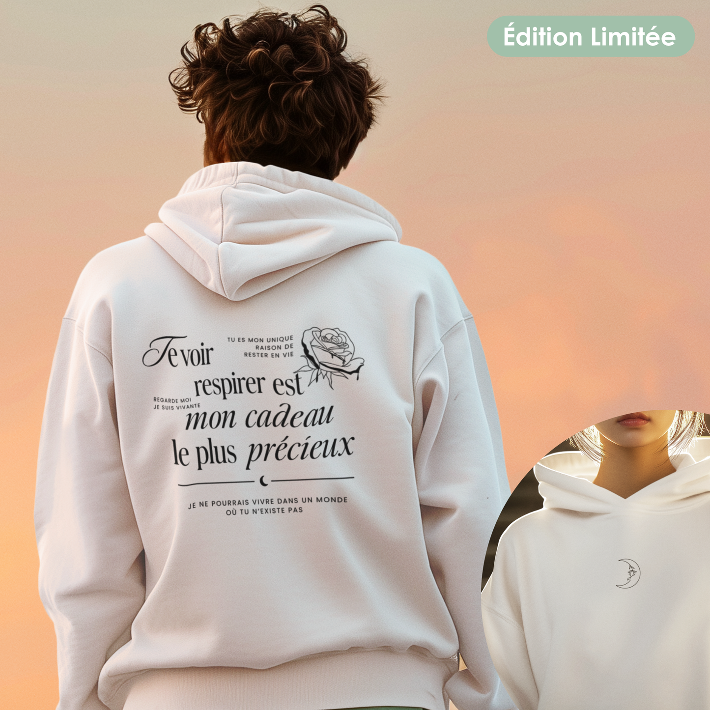 Sweat com Capuz Unissexo "New Moon" | Edição Limitada