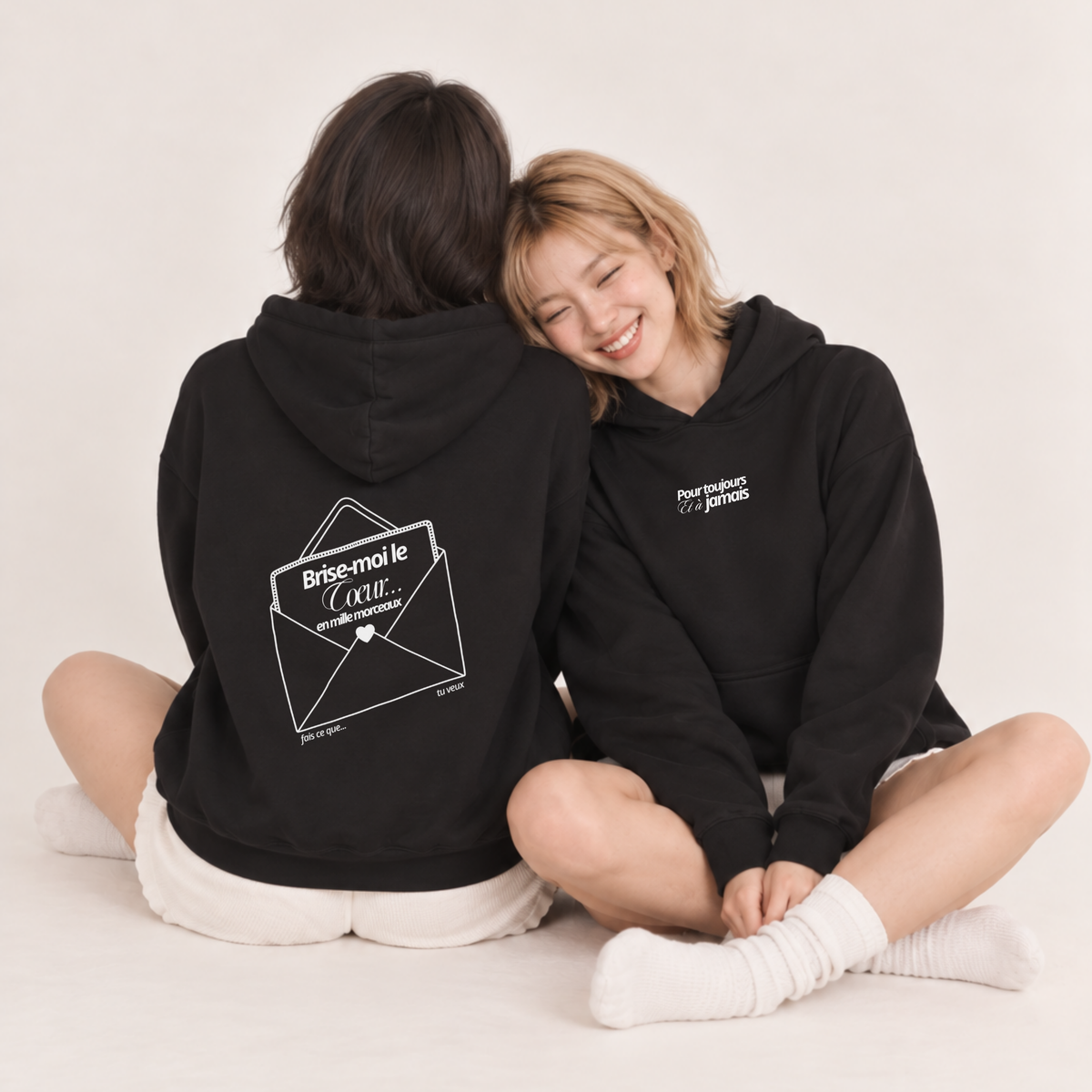 Felpa unisex Tutte le volte che ho scritto ti amo – “Break My Heart”