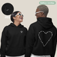 Sudadera unisex con capucha - "Rómpeme el corazón" | Edición Limitada