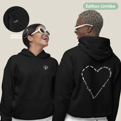 Felpa con cappuccio unisex – "Break My Heart" | Edizione Limitata