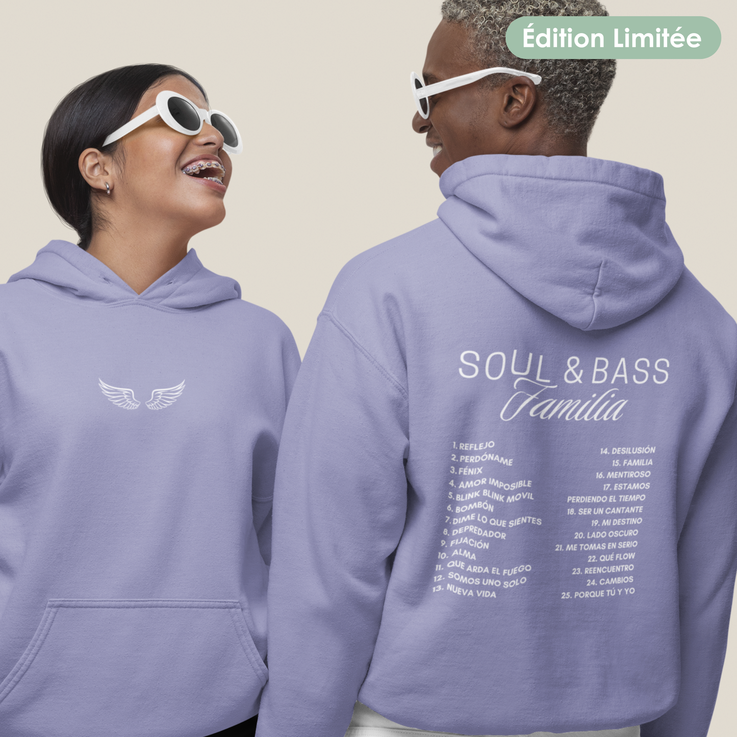 Sweat à capuche unisexe - "Soul & Bass" | Édition Limitée
