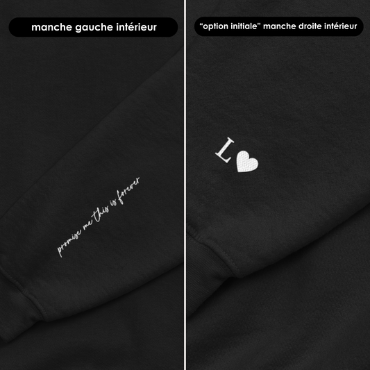 Sweat à capuche unisexe - "Always choose you"