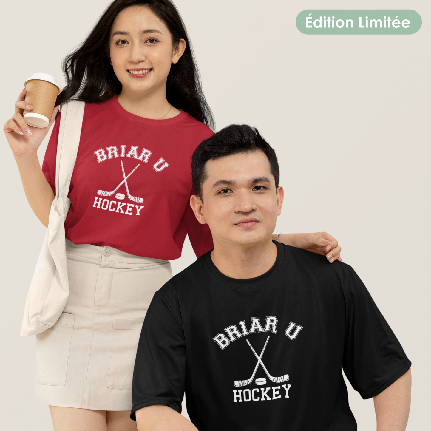 T-Shirt unisexe - "Briar U Hockey"| Édition Limitée