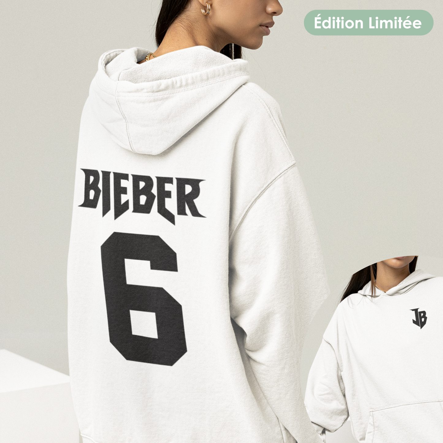 Sweat com Capuz Unissexo "Bieber.06" | Edição Limitada