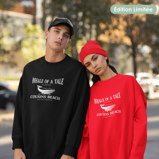 Sweat avec (ou sans) capuche unisexe - "Whale Story"