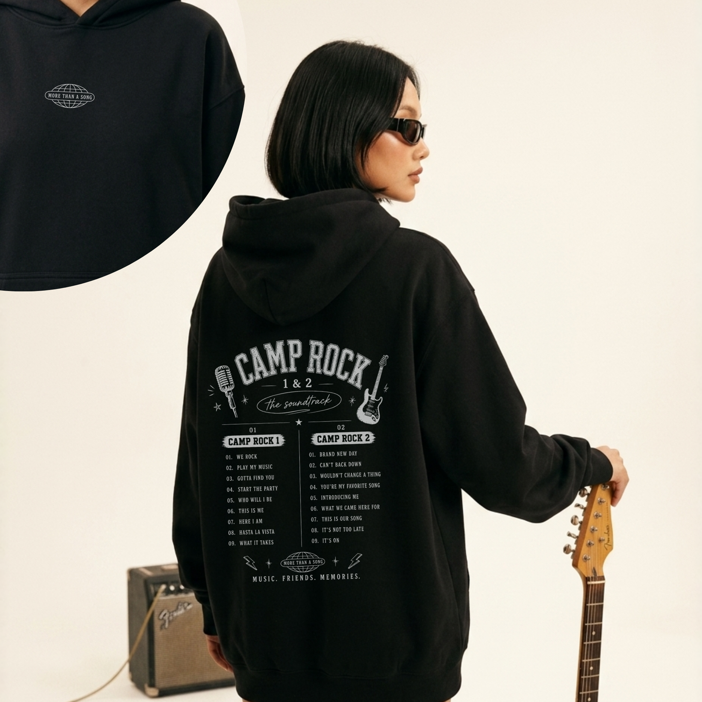 Hoodie unisex Camp Rock – "Soundtrack"