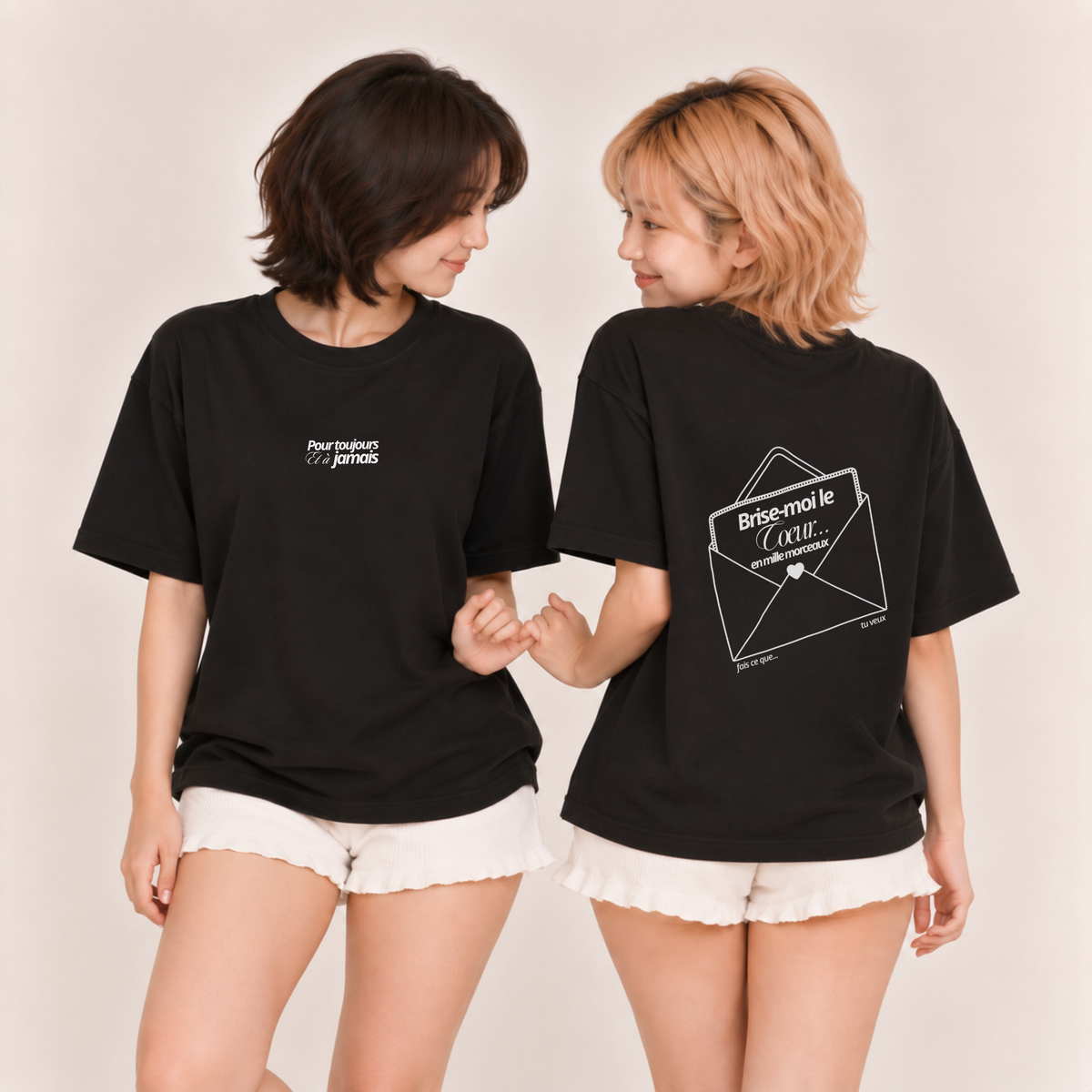 T-shirt unisexe À tous les garçons que j’ai aimés – “Break My Heart”