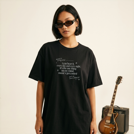 T-shirt unisexe Camp Rock – "Play My Music"