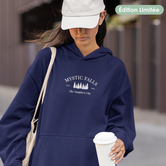 Sweat à capuche unisexe - "Mystic Falls"