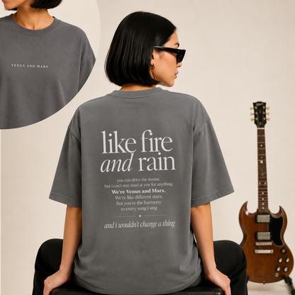 T-shirt unissexo Camp Rock – "Venus and Mars"