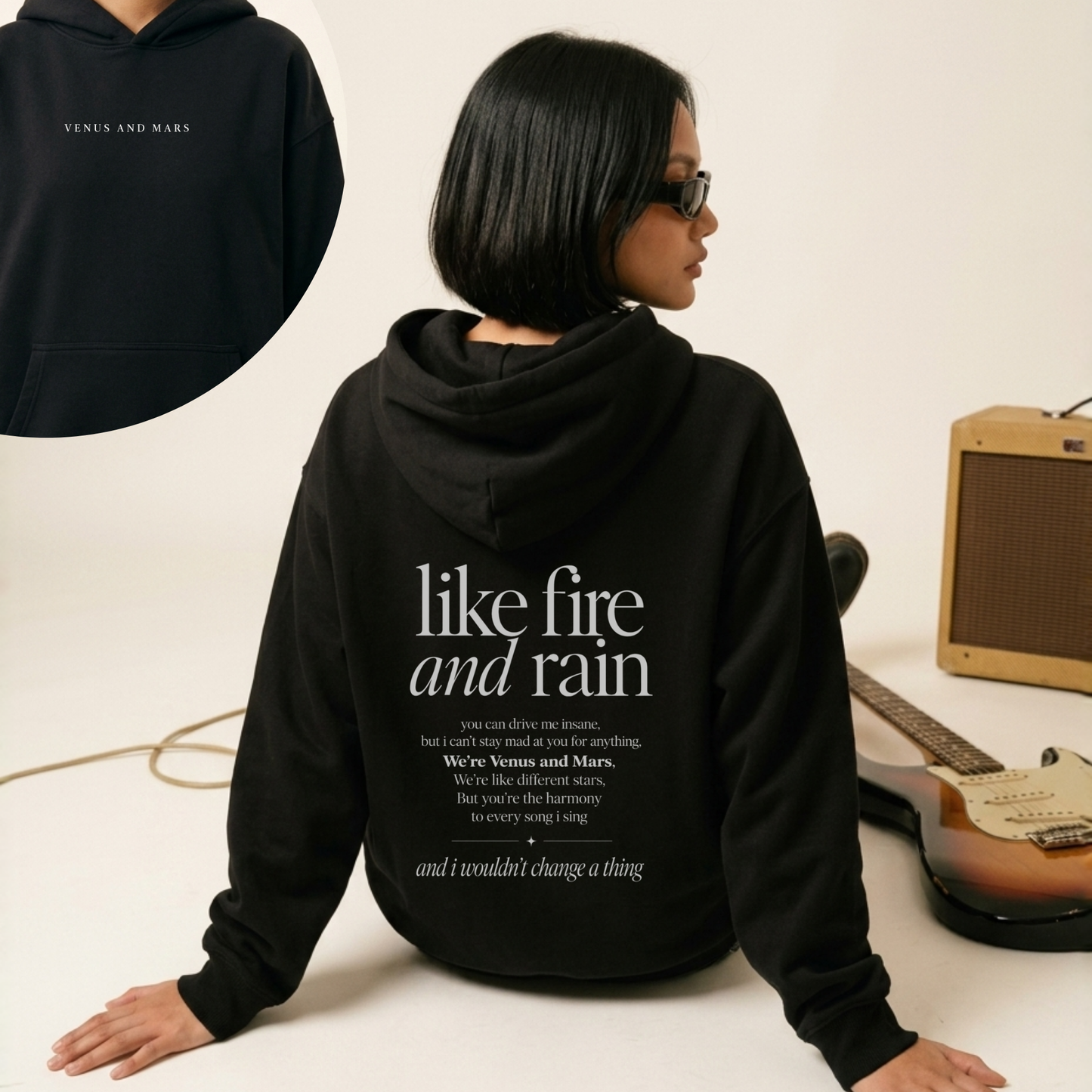 Hoodie unisex Camp Rock – "Venus and Mars"