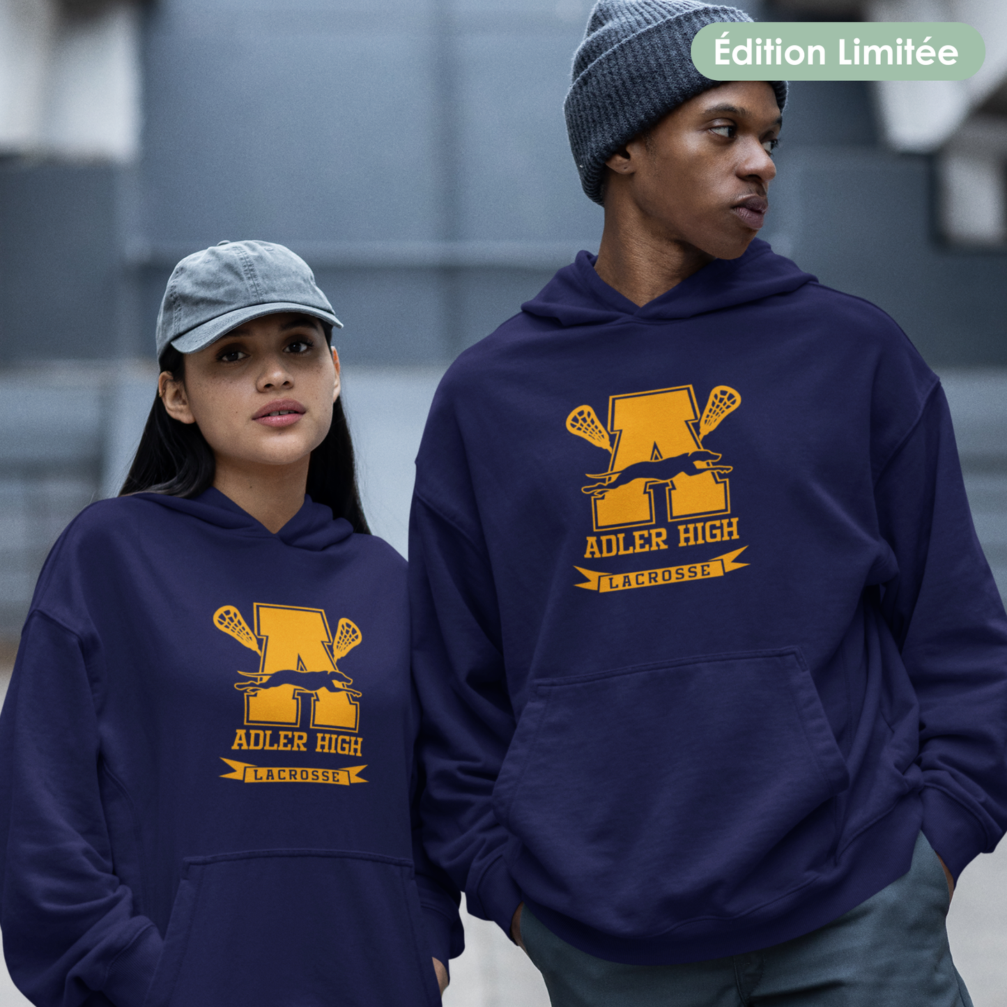 Sweat com Capuz Unissexo "Lacrosse" | Edição Limitada