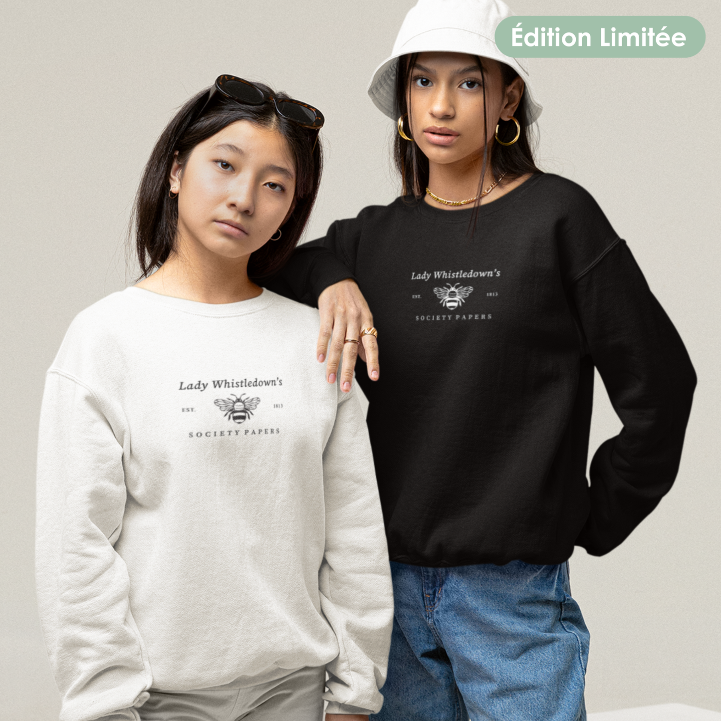 Sweat unisexe – “Society Papers” | Édition Limitée