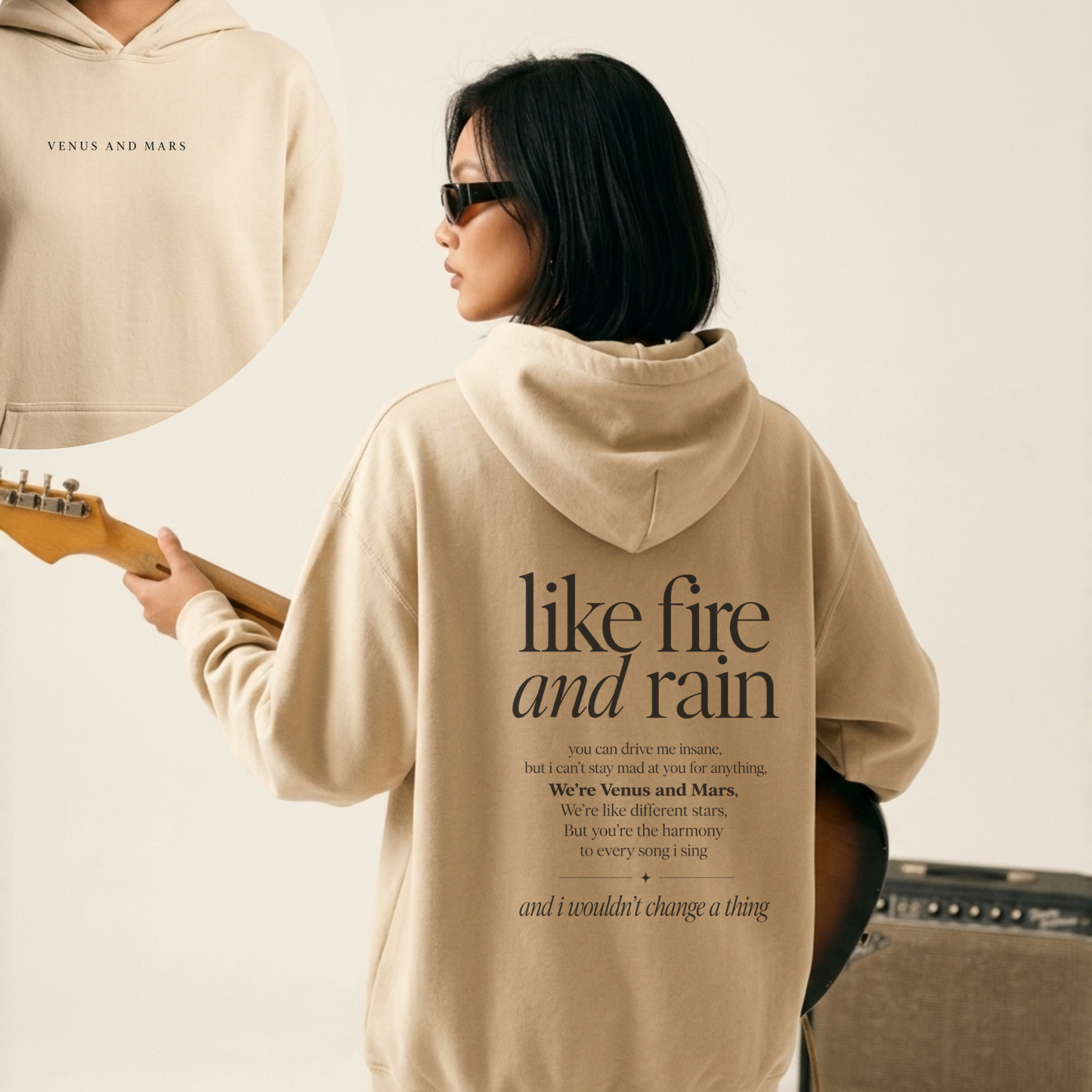 Hoodie unisex Camp Rock – "Venus and Mars"