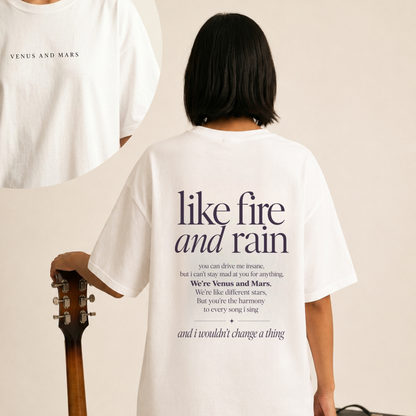 T-shirt unissexo Camp Rock – "Venus and Mars"
