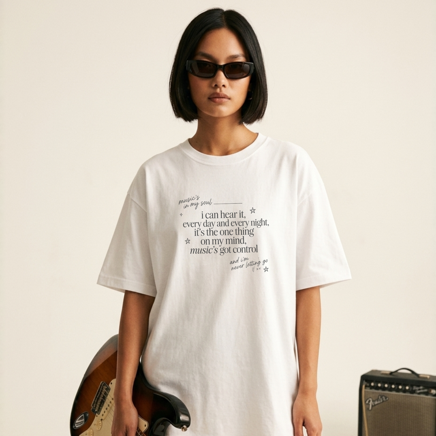 T-shirt unisex Camp Rock – "Play My Music"