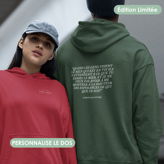 Sweat à capuche personnalise-moi - “Always & Forever”