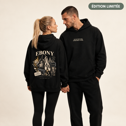 Hoodie unisexe Marfil – "Ébano"