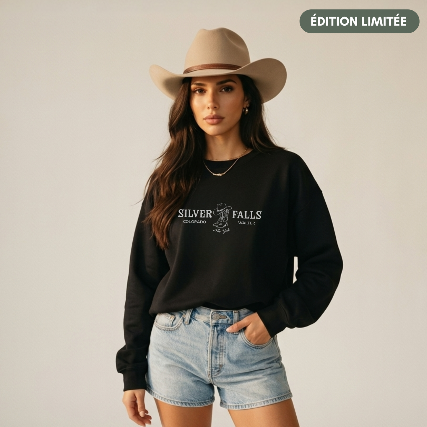 Sweat-shirt unisexe Walter Boys – "Silver Falls" | Édition limitée