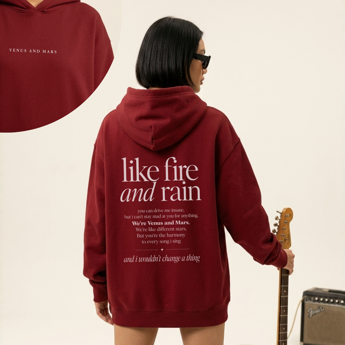 Hoodie unisex Camp Rock – "Venus and Mars"