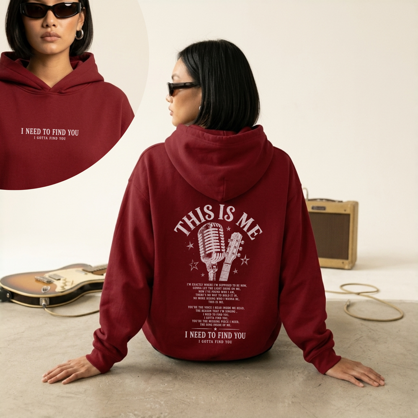 Hoodie unissexo Camp Rock – "This Is Me"
