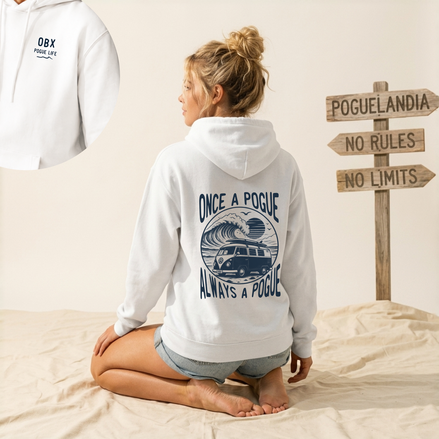 Hoodie unisexe Outer Banks - "OBX"