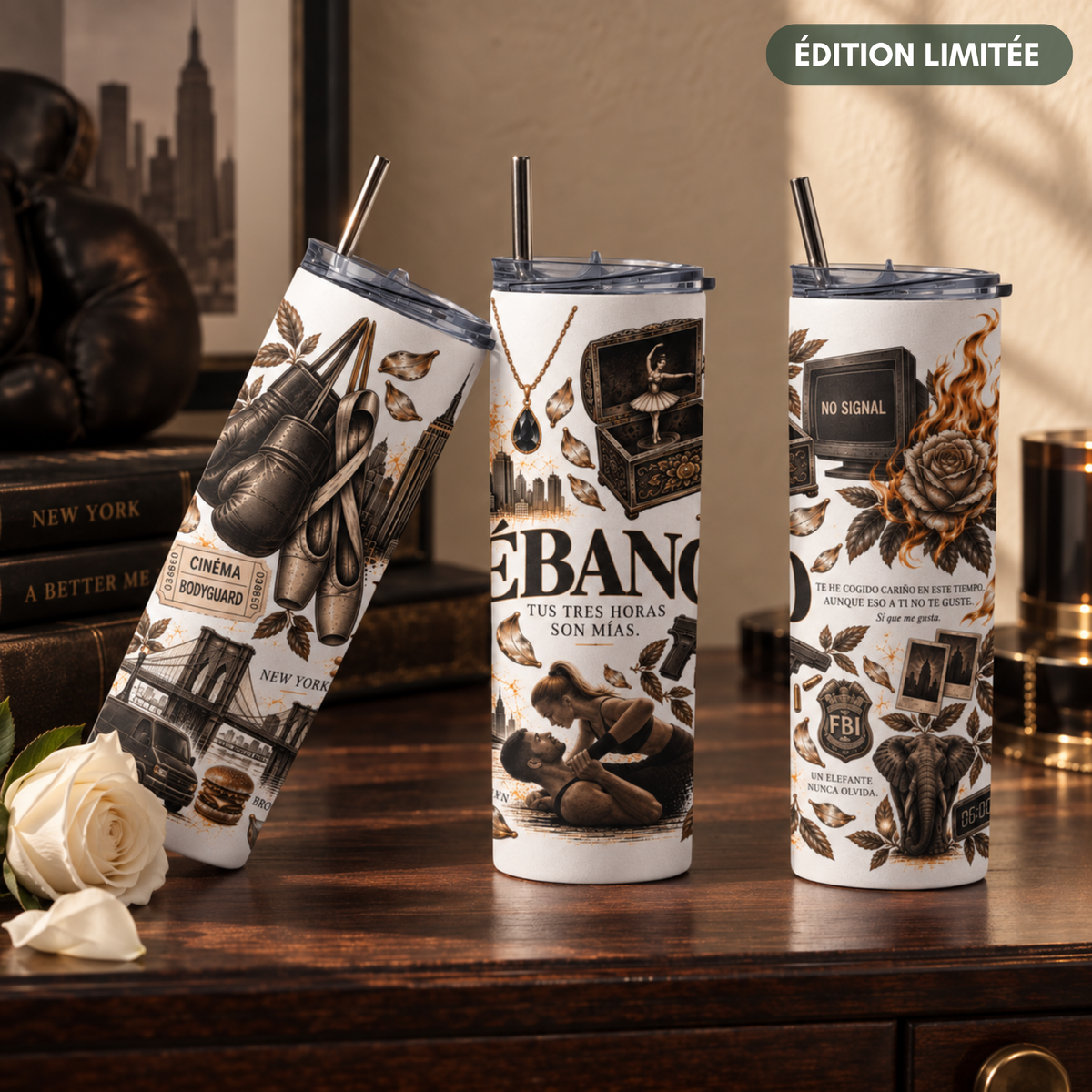 Vaso térmico Marfil – «Ébano»