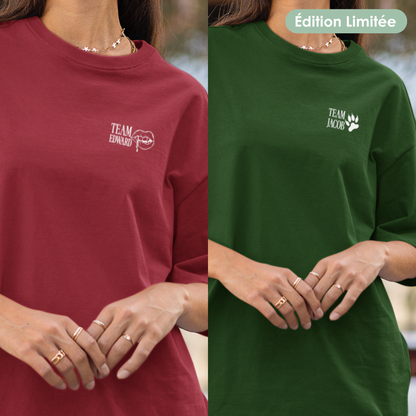 T-shirt Unissexo "Twilight – Team Edward / Team Jacob" | Edição Limitada