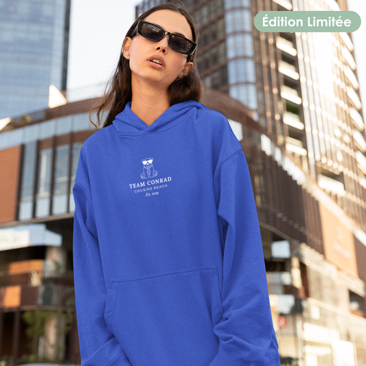 Sweat avec (ou sans) capuche unisexe - "Team Conrad"